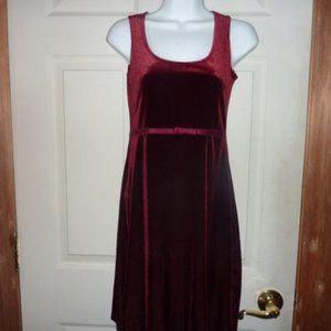 Eaton's Brand Velvet Red Dress